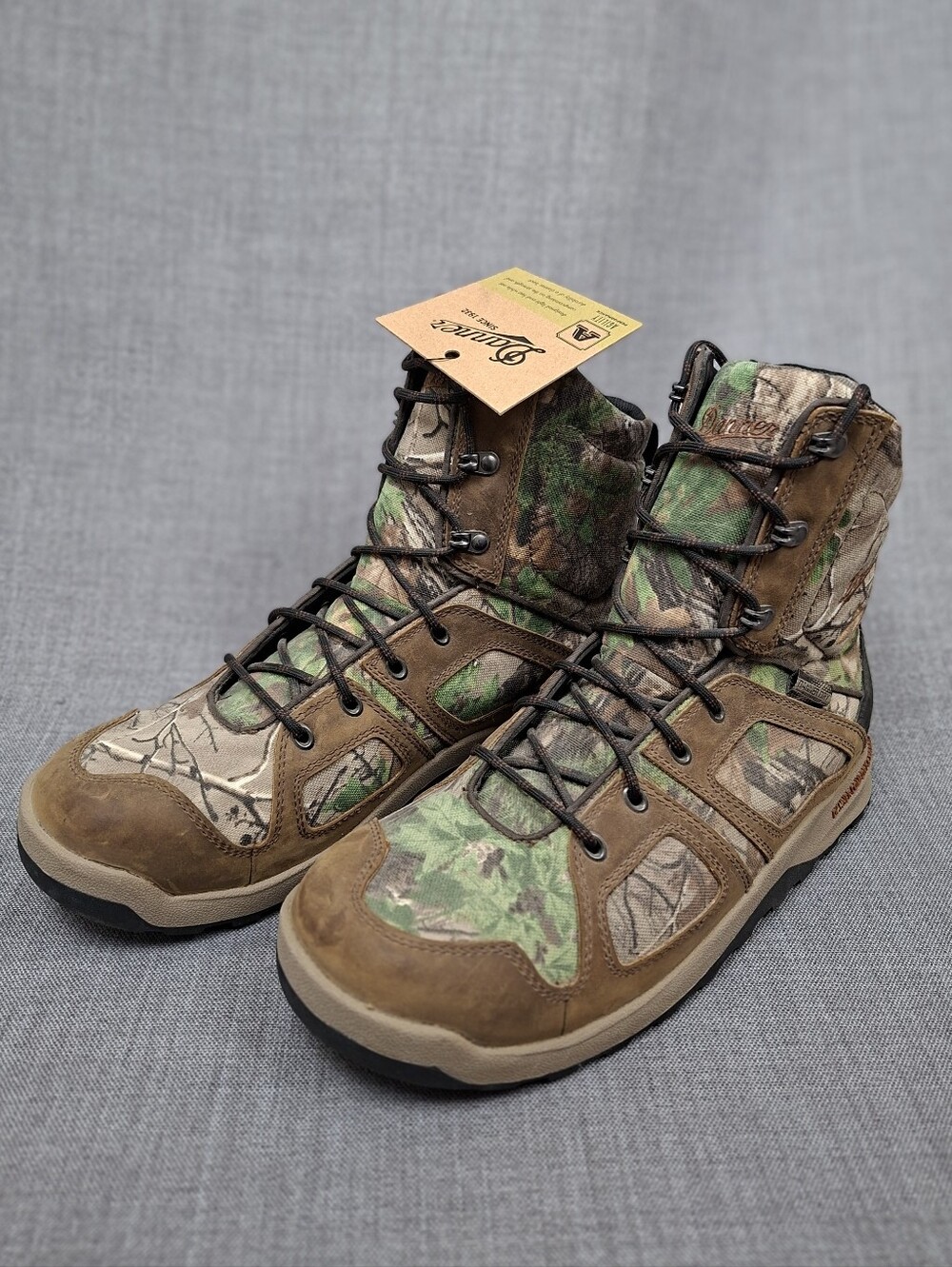 Danner Steadfast 8" Realtree Xtra Danner Dry Waterproof Hunting Boots. Men 10